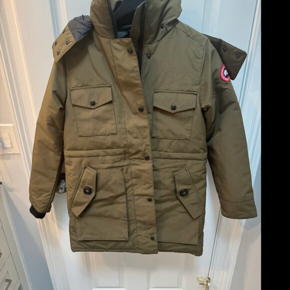 Canada Goose Gabriola Parka Military Green Ladies Size XS/TP - Picture 1 of 8
